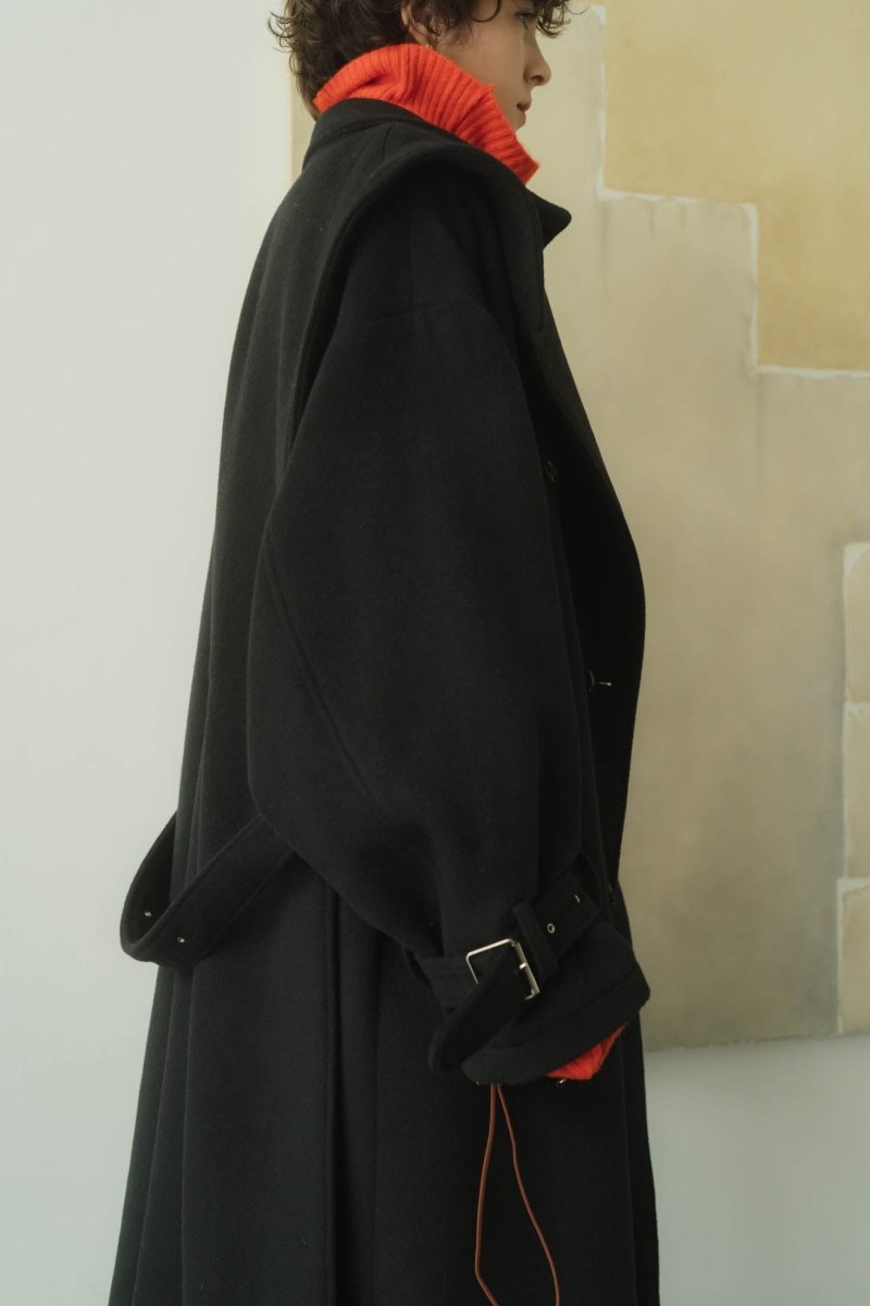 layered motorcycle coat/black - KNUTH MARF