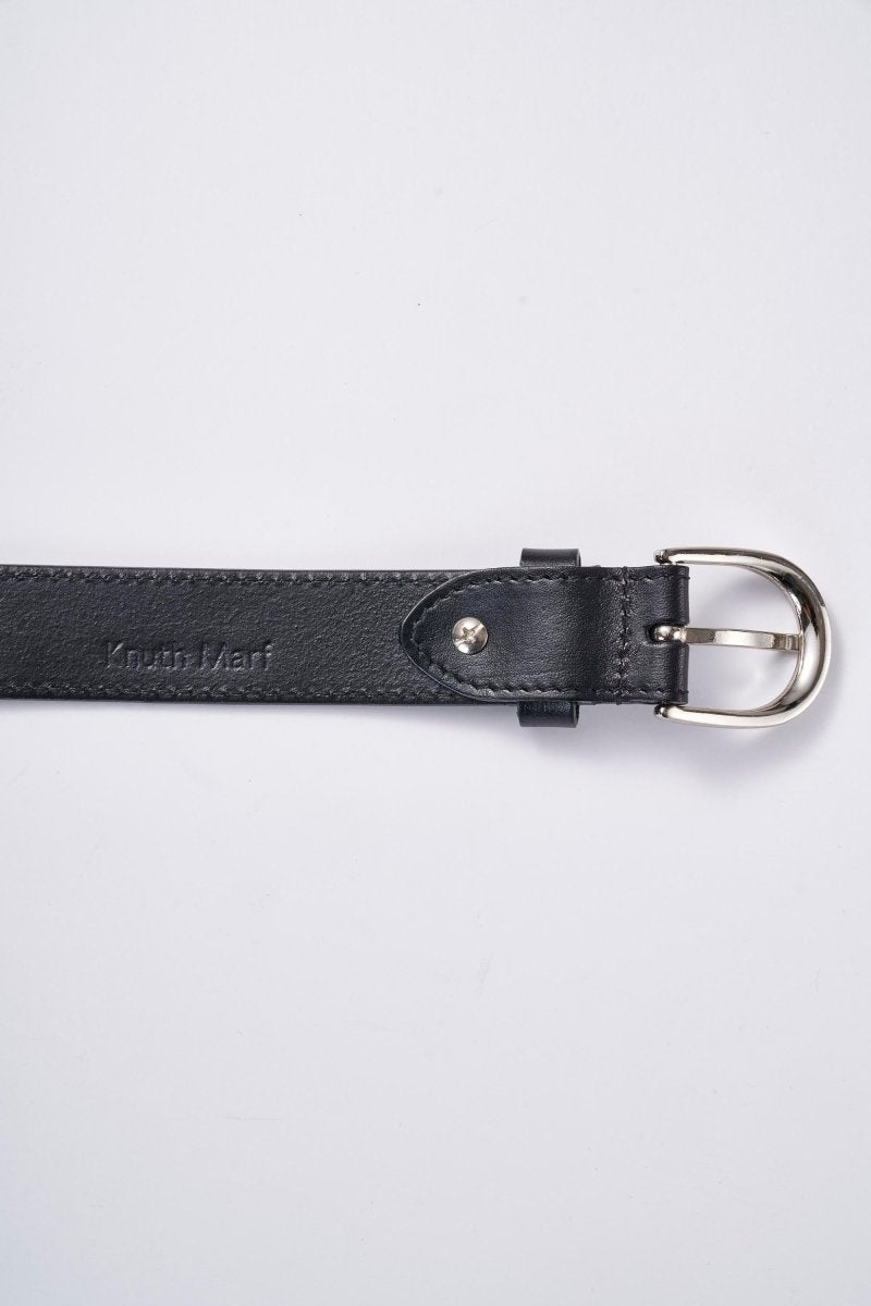 leather logo belt - KNUTH MARF