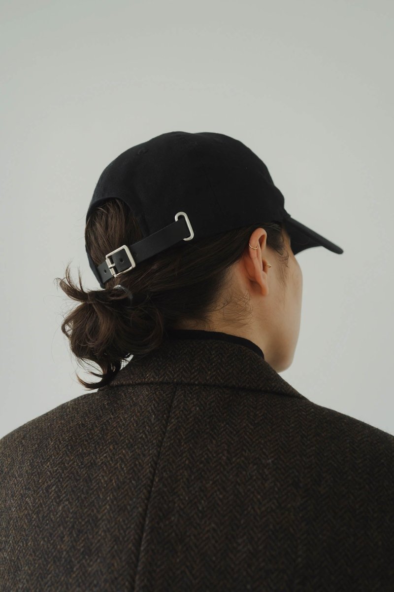 leather strap logo cap(unisex) - KNUTH MARF