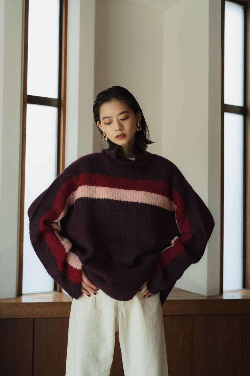 loose border knit/2color - KNUTH MARF