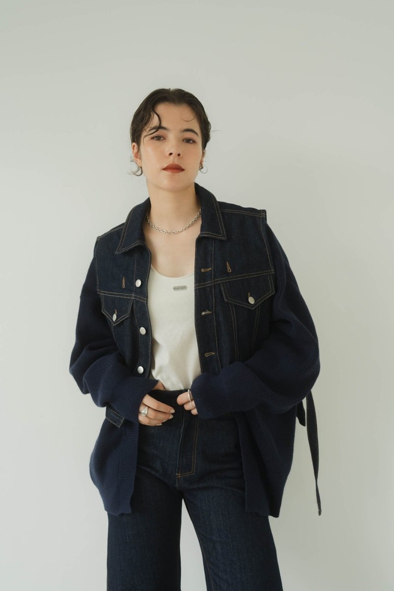 Gジャン/デニムジャケット Gジャン/デニムジャケットmanyway denim jacket cardigan/indigonavy