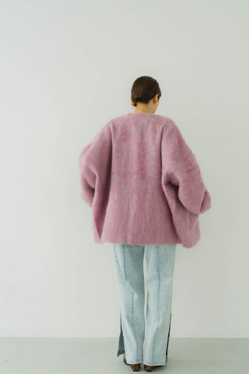 【テスト】mix mohair cardigan/lilac