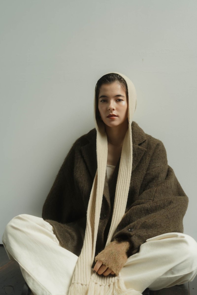 mix shaggy outer/khakibrown | KNUTH MARF