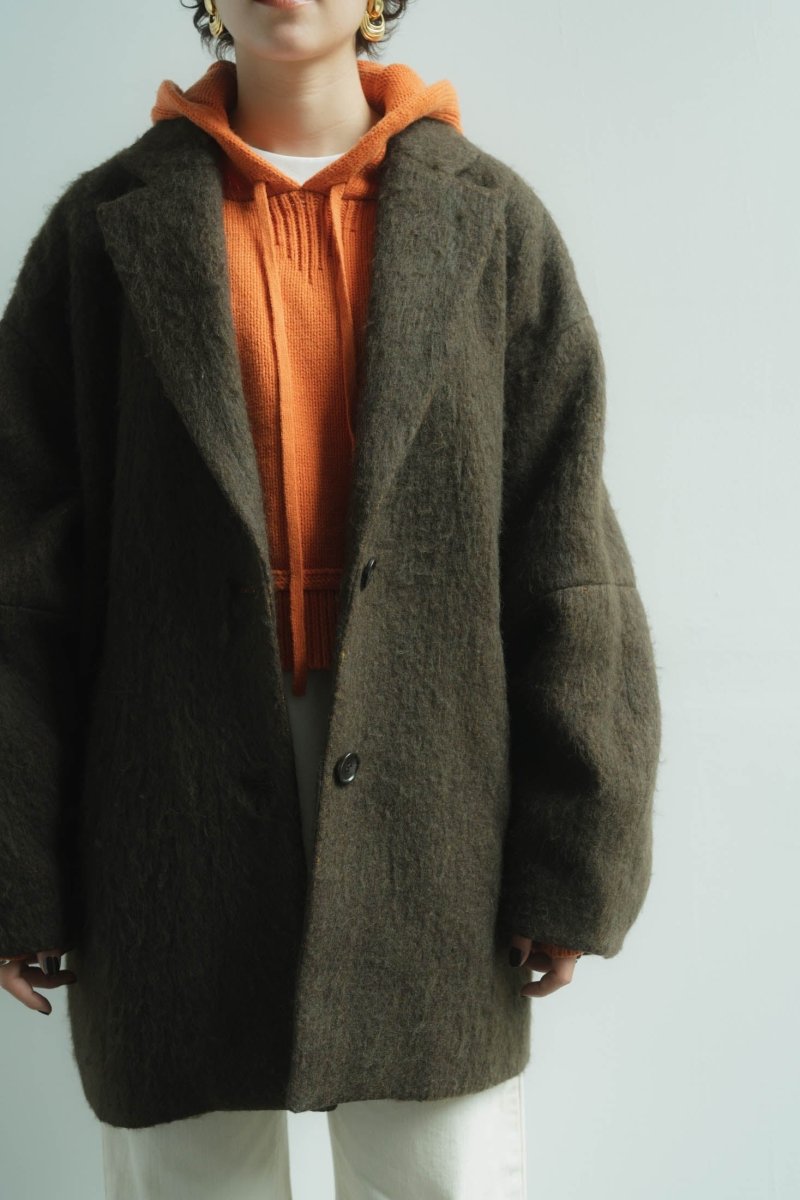 mix shaggy outer/khakibrown