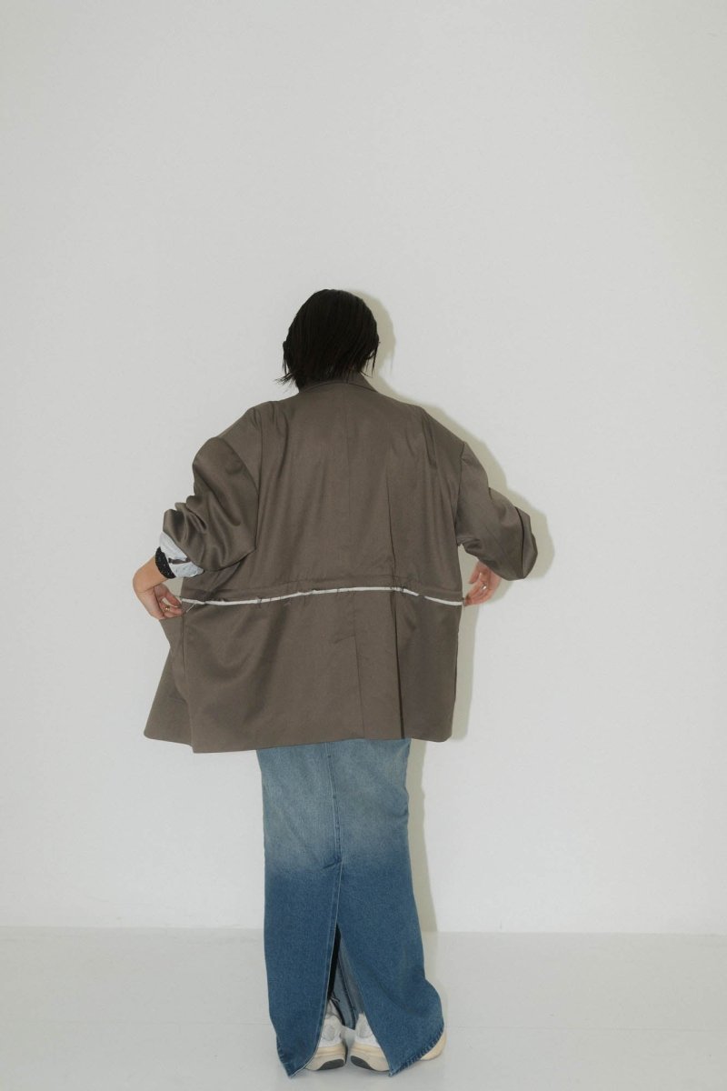 2way dad jacket(unisex)/greige