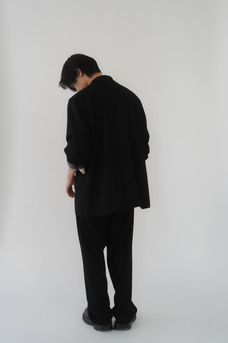 relax tailored jacket(unisex)/black - テーラードジャケット