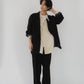 relax tailored jacket(unisex)/black - KNUTH MARF