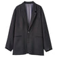 relax tailored jacket(unisex)/black - KNUTH MARF
