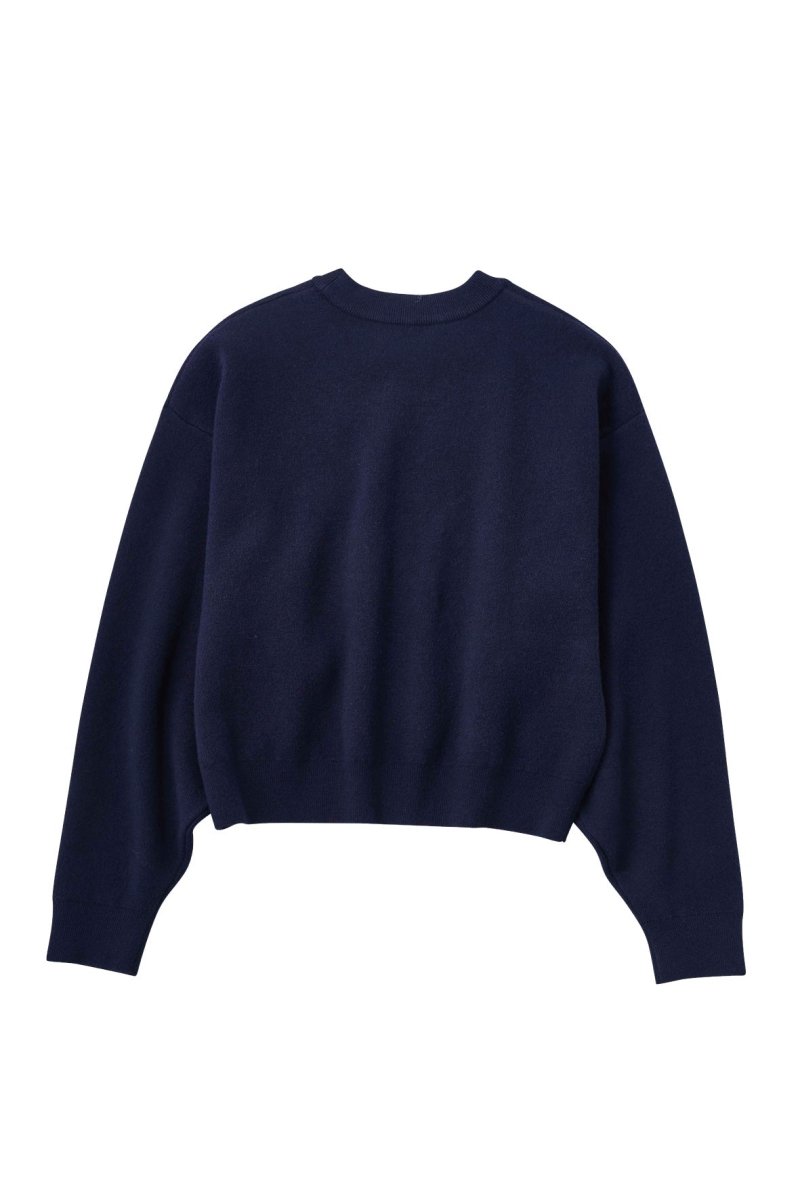 knuth marf silicon label crew neck knit質問等あればコメントください