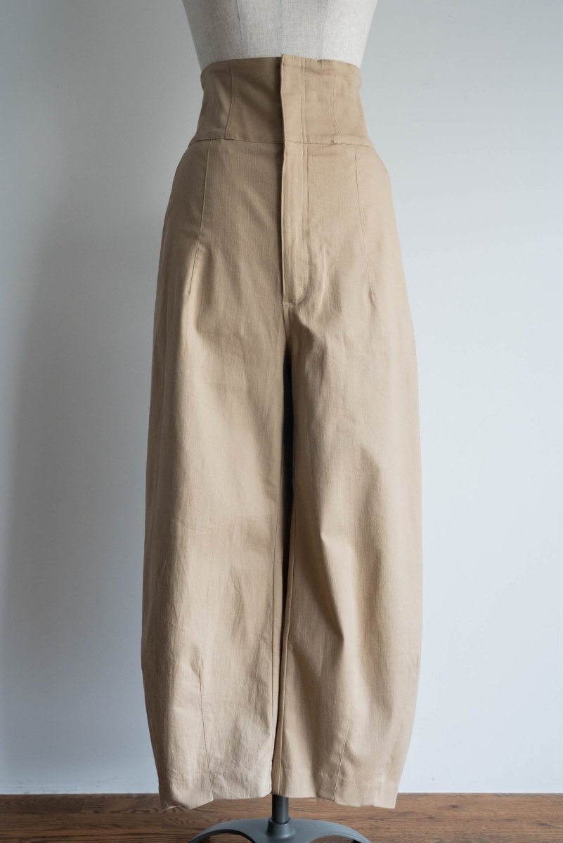 high waist lace up pants/2color | KNUTH MARF