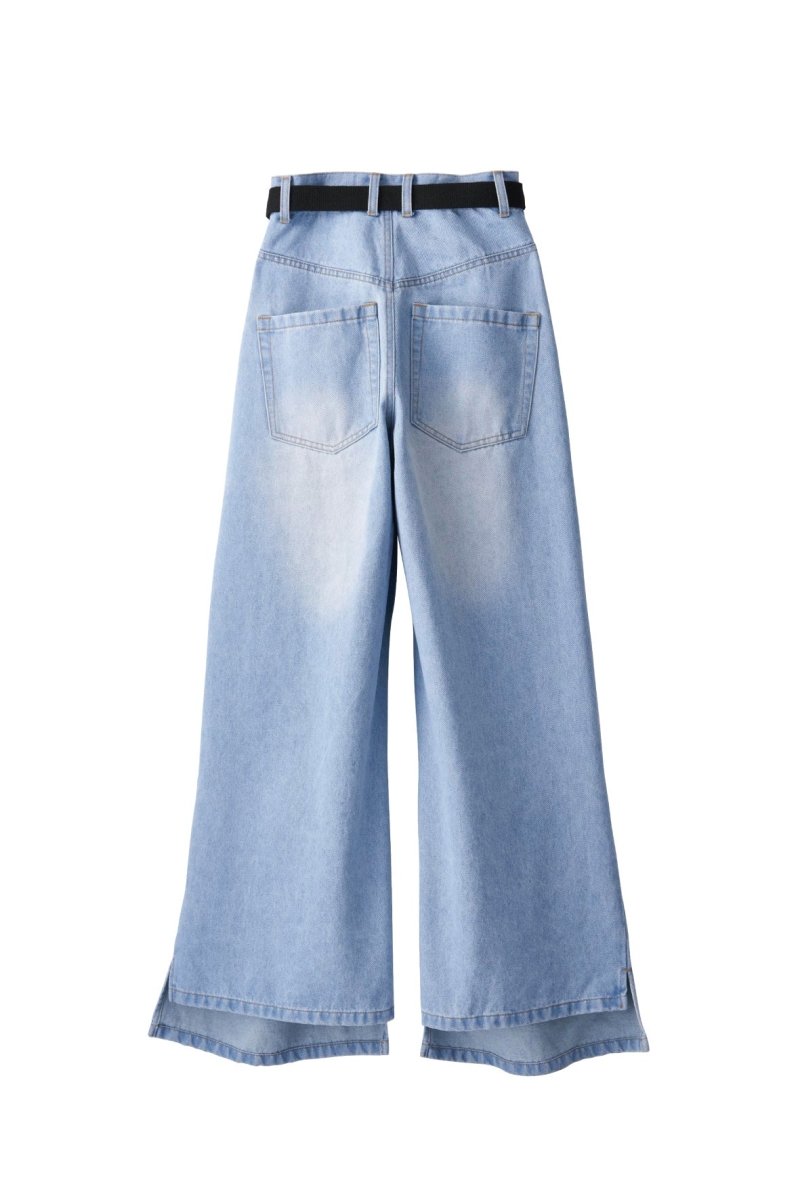 ripped buggy denim pants/2color | KNUTH MARF