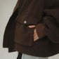 round sleeve flight jacket(unisex)/mixbrown - KNUTH MARF