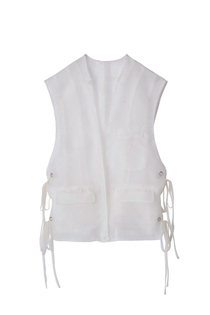 sheer undulate gillet/2color (unisex) - KNUTH MARF