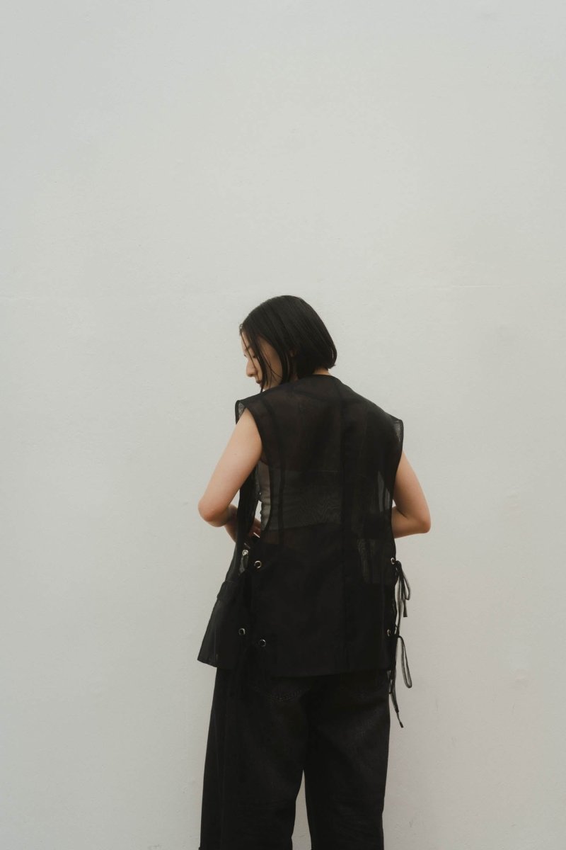sheer undulate gillet/2color (unisex) | KNUTH MARF