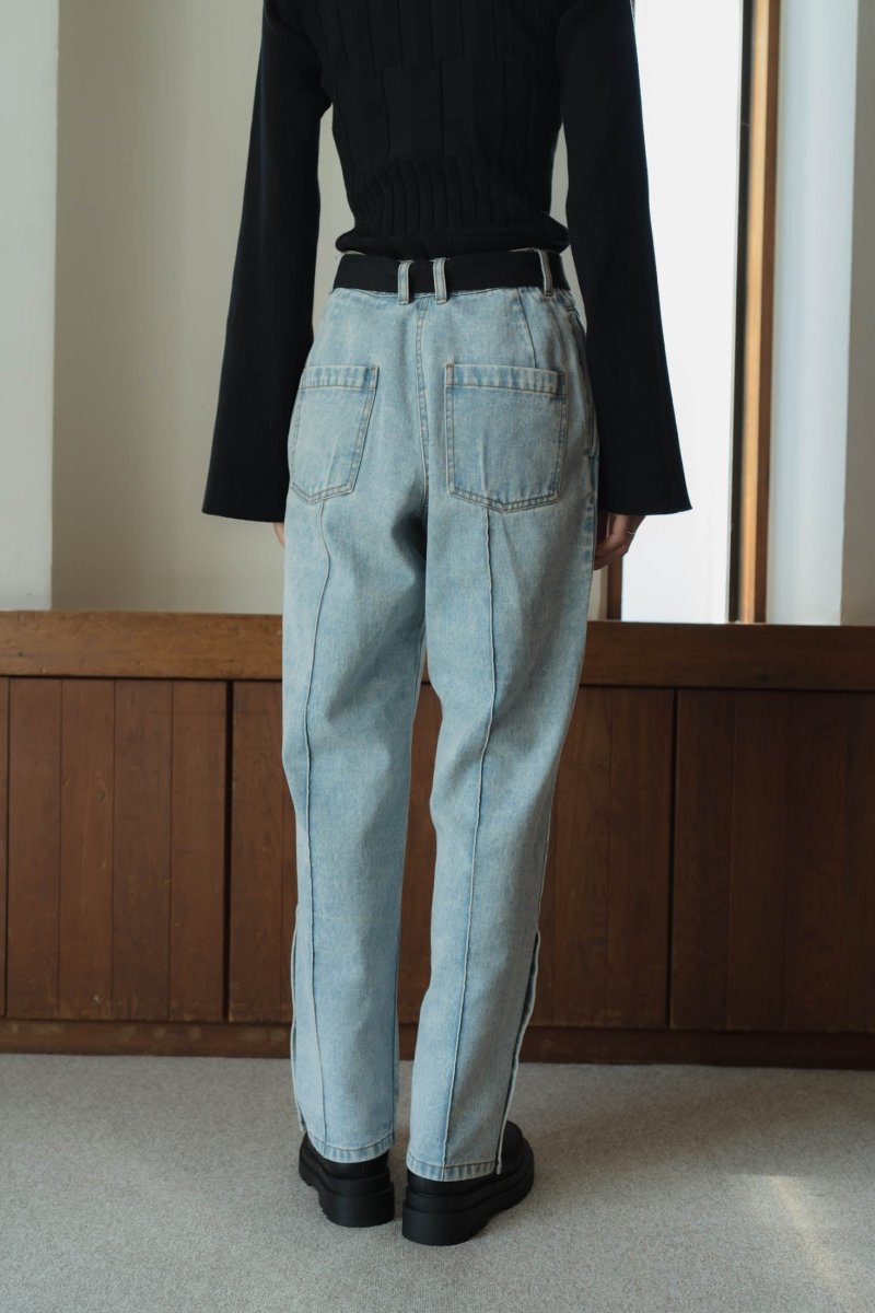 得価品質保証タイムセール【knuth marf】slit belt slacks pants パンツ