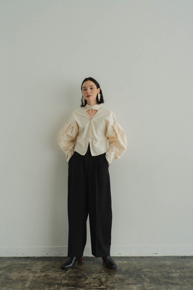 trad volume blouse/2color - KNUTH MARF