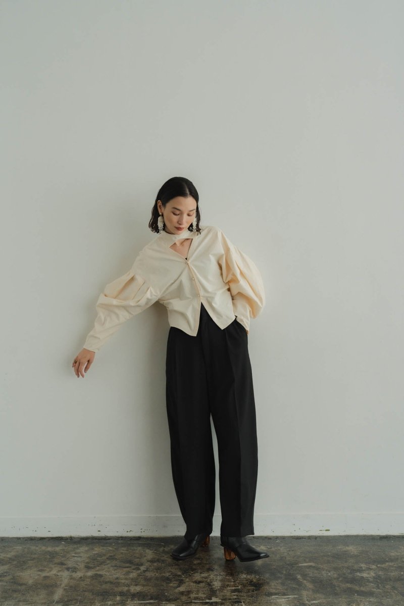 trad volume blouse/2color - KNUTH MARF