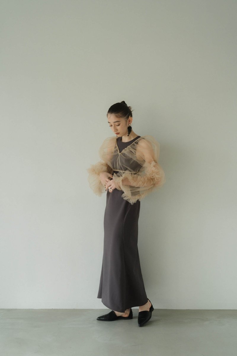 ファッションKnuth Marf tulle bolero one piece  【xs】