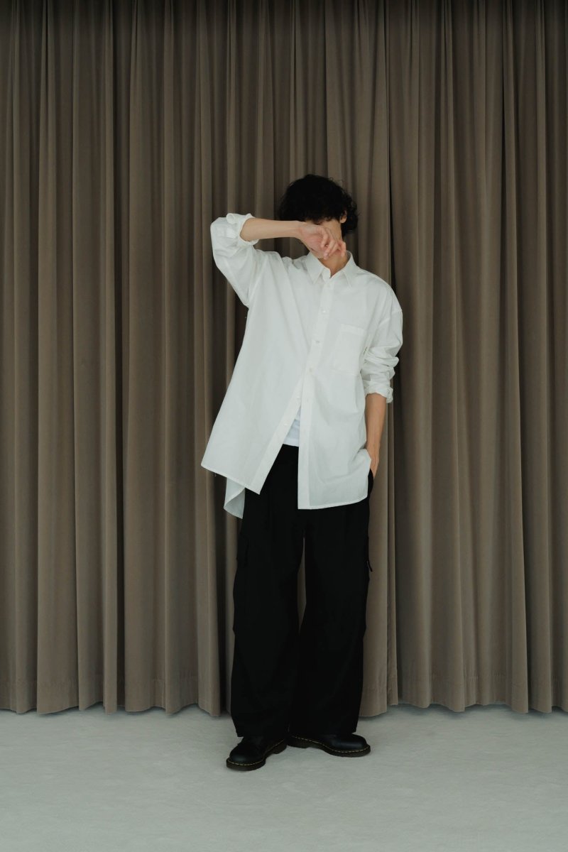 two tuck cargo pants/black - KNUTH MARF