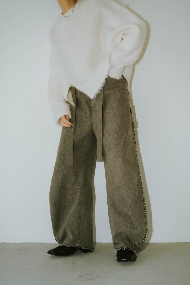 twobuckles patchwork denim(unisex)/3color - KNUTH MARF