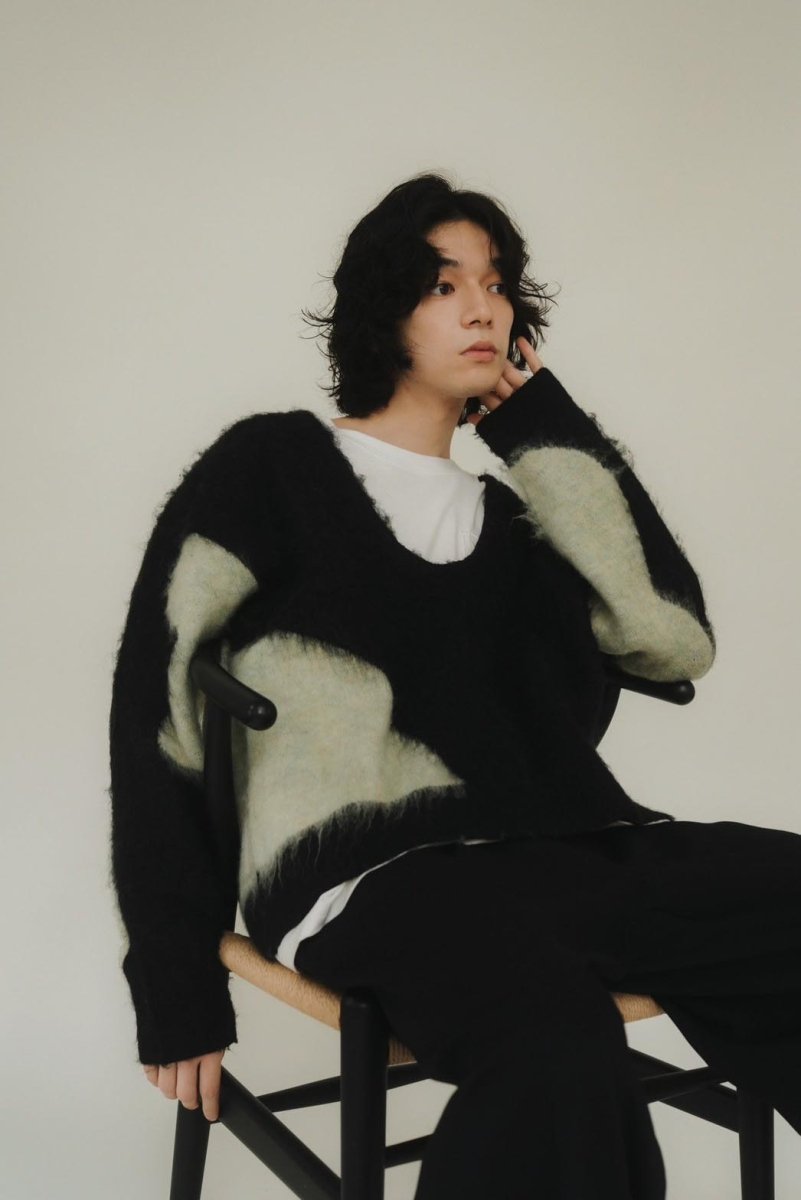 knuth marf  Uneck knit pullover ニット検討させていただきます