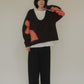Uneck knit pullover(unisex)/cherrybrown - KNUTH MARF