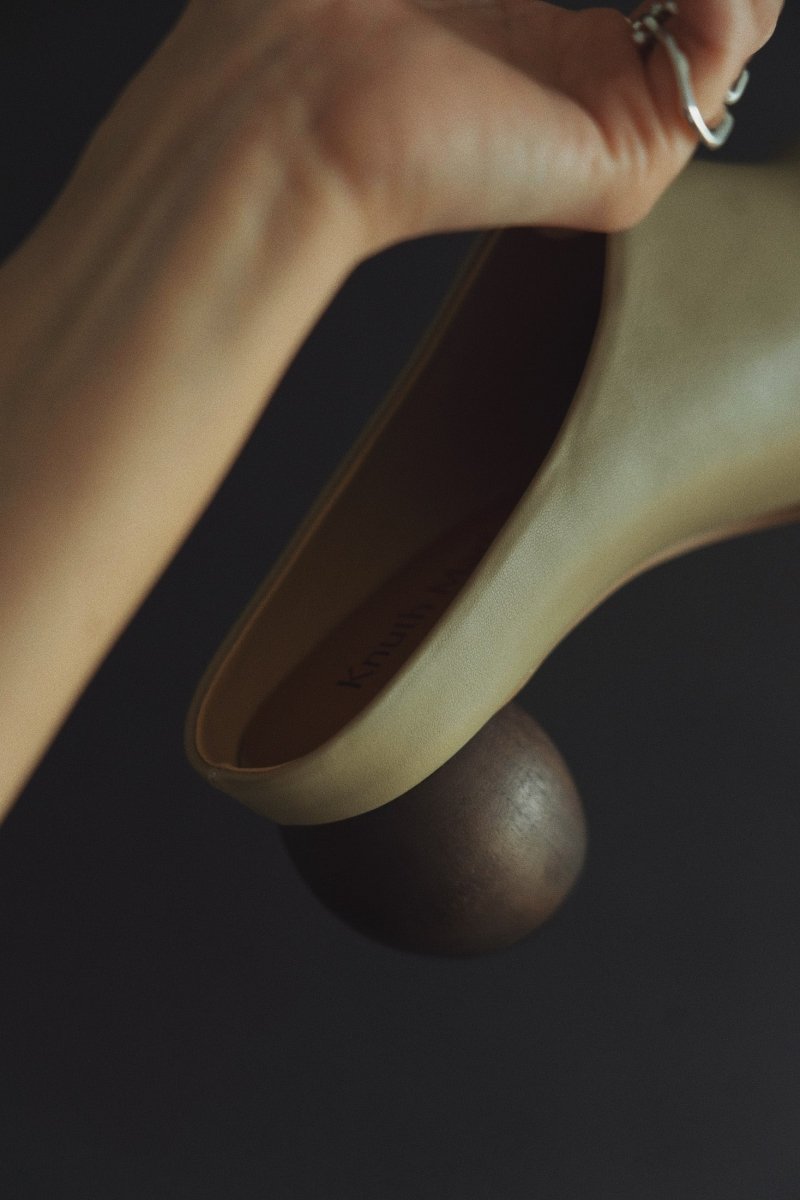 unique heel square mule/3color - KNUTH MARF