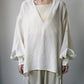 unique sheer loose tops/ivory - KNUTH MARF