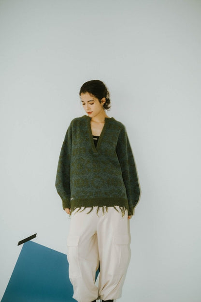 vintage damage knit(unisex)/3color - KNUTH MARF