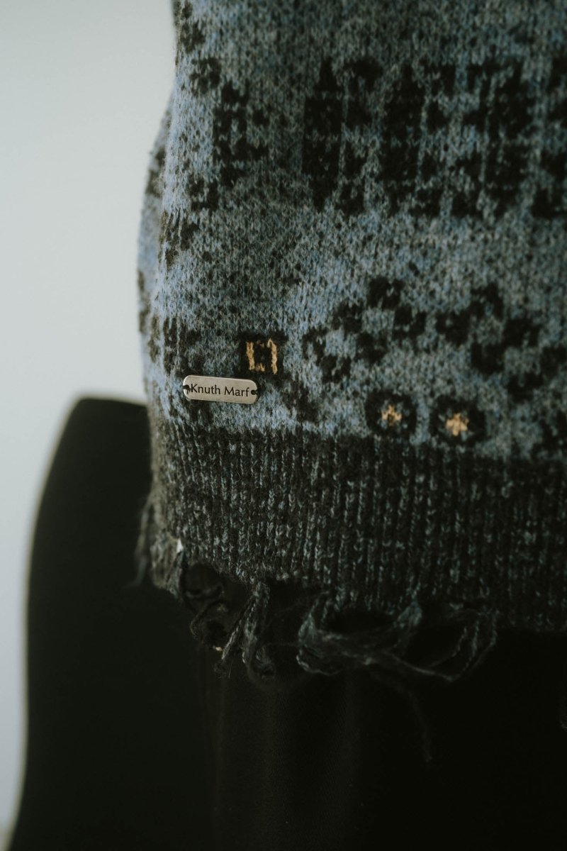 vintage damage knit(unisex)/3color - KNUTH MARF